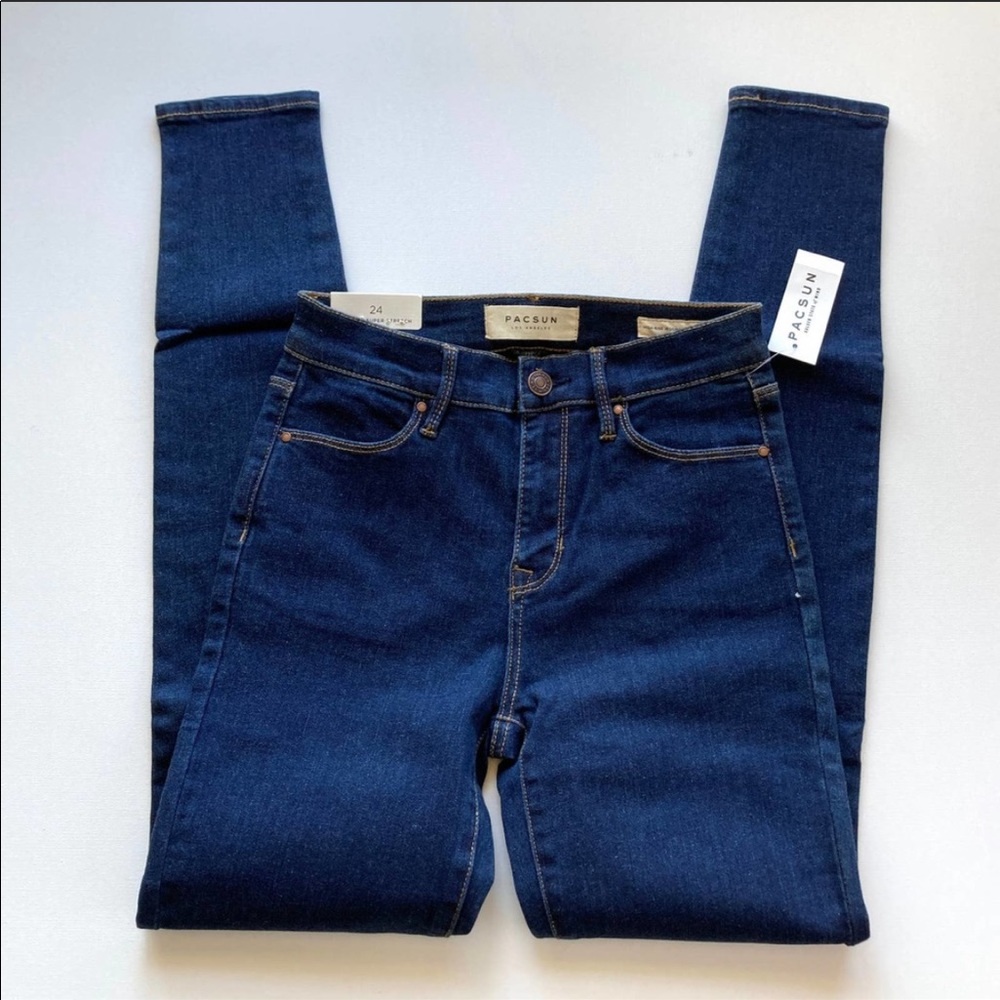 PacSun LA Raw Power Stretch High Rise Jeggings 24